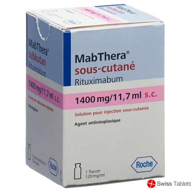 Mabthera Injektion Konzentrat 1400mg/11.7ml S.c. Durchstechflasche buy online