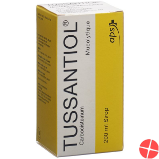 Tussantiol Sirup 750mg/15ml (neu) Flasche 200ml