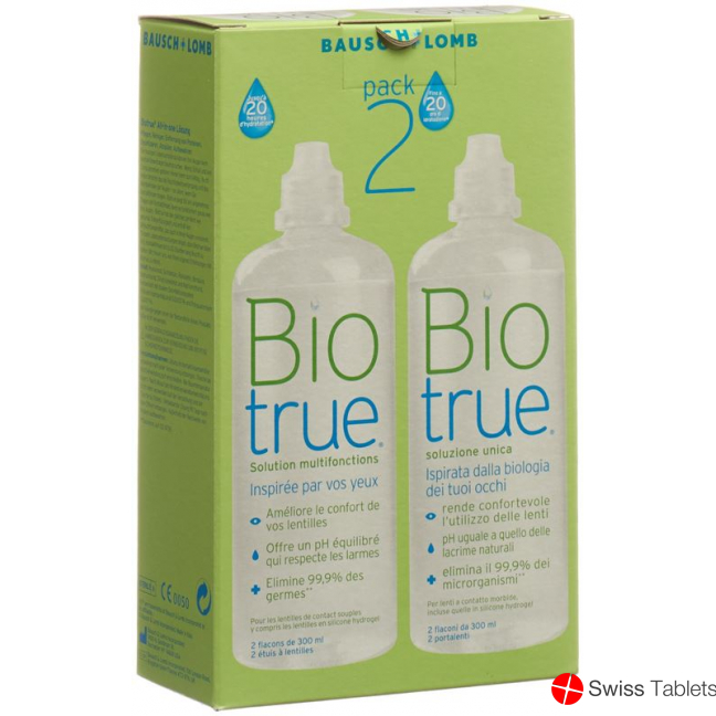 Bausch & Lomb Biotrue All-in-one Lösung 2x 300ml buy online
