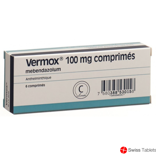 Vermox 100mg 6 Tabletten buy online