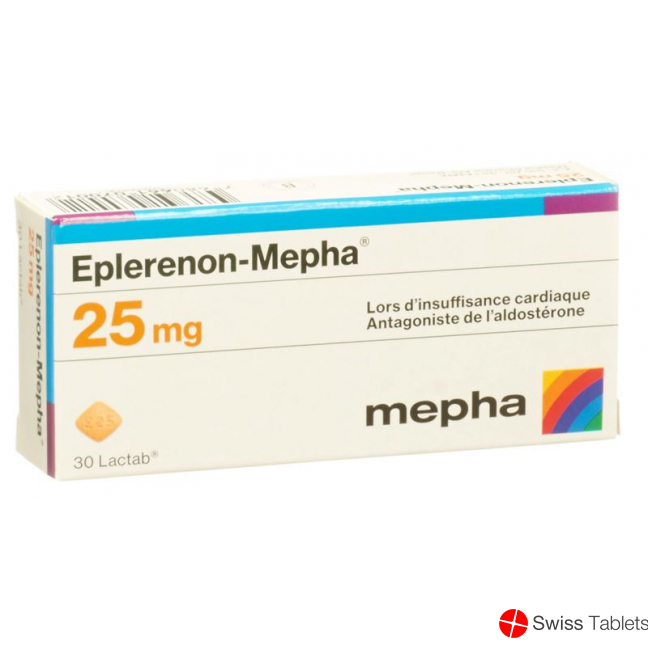 Eplerenon Mepha Lactab 25mg 30 Stück buy online