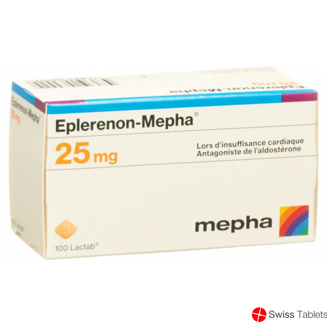 Eplerenon Mepha Lactab 25mg 100 Stück buy online