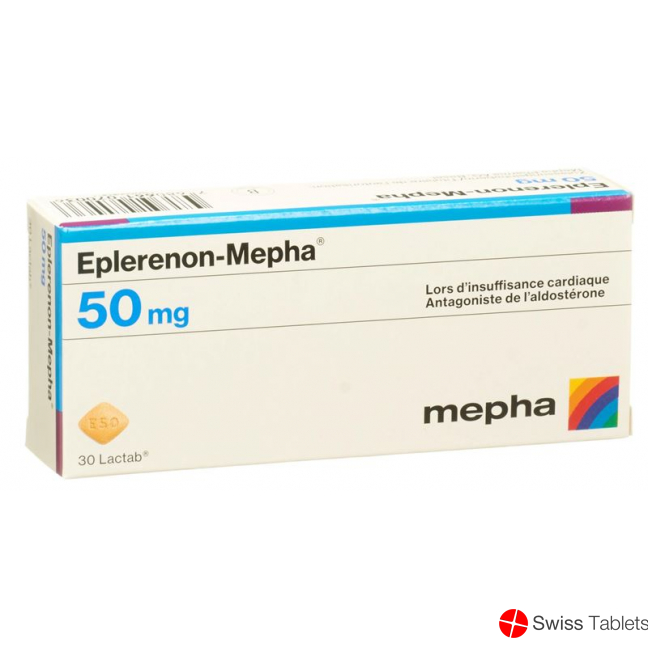 Eplerenon Mepha Lactab 50mg 30 Stück buy online