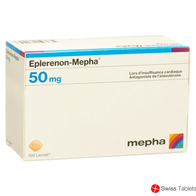 Eplerenon Mepha Lactab 50mg 100 Stück buy online