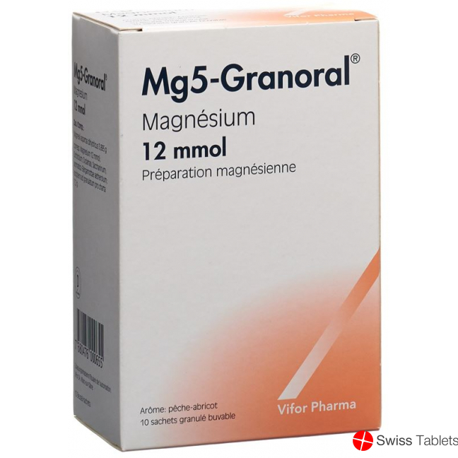 Mg5-granoral Granulat 12 Mmol Pfirs-Aprik Beutel 10 Stück buy online