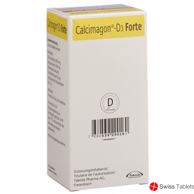 Calcimagon D3 Forte Kautabletten Zitron (neu) 90 Stück buy online