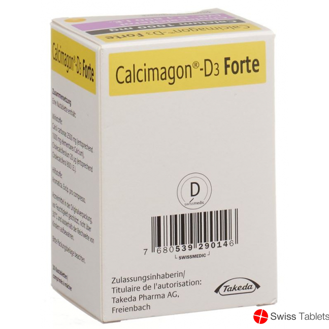 Calcimagon D3 Forte Kautabletten Zitron (neu) 30 Stück buy online