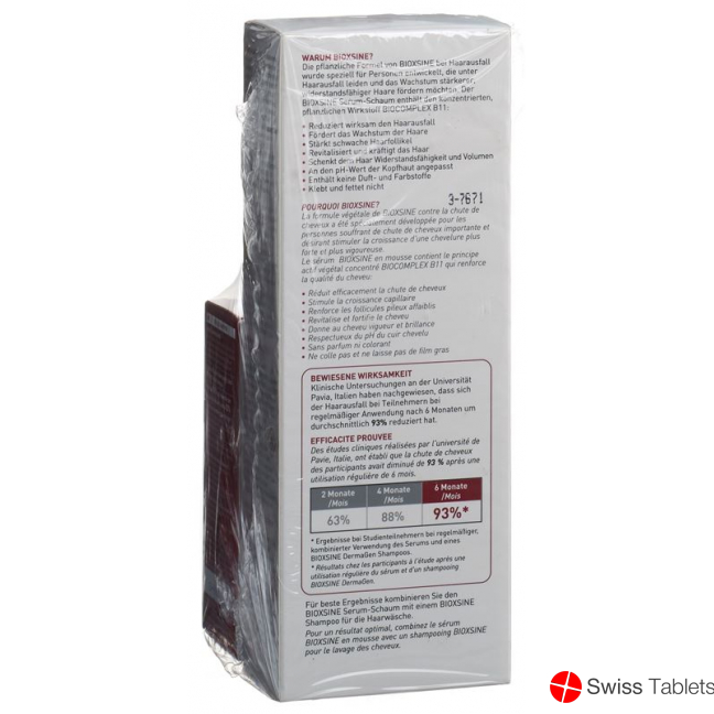 Bioxsine Serum Schaum +100ml Shampoo Forte Gratis buy online