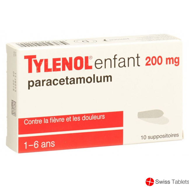 Tylenol 200mg 10 Zäpfchen buy online