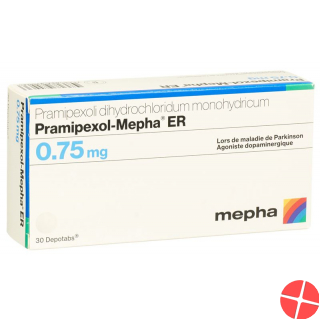 Pramipexol Mepha Er Depotabs 0.75mg 30 Stück