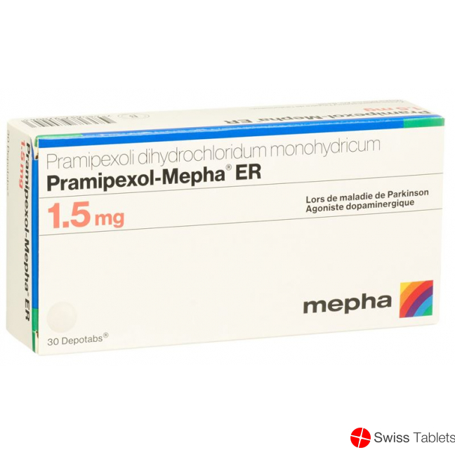 Pramipexol Mepha Er Depotabs 1.5mg 30 Stück buy online