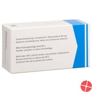 Adenuric Filmtabletten 80mg 98 Stück