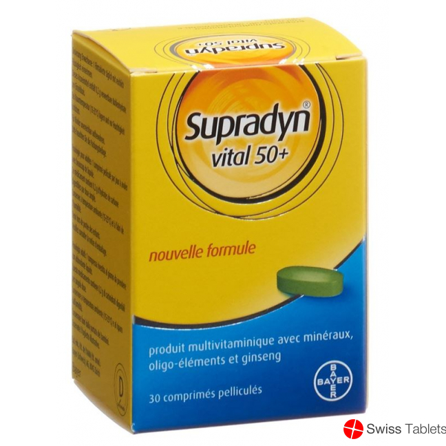 Supradyn Vital 50+ Filmtabletten (neu) 30 Stück buy online