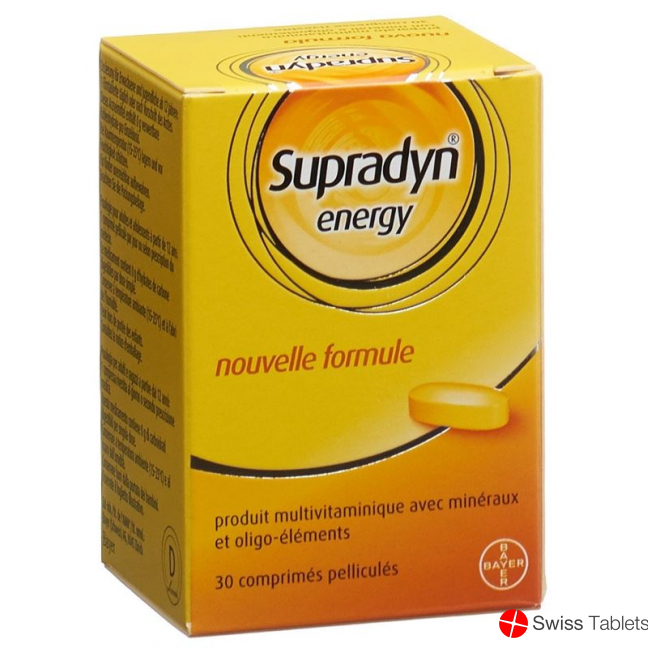 Supradyn Pro Energy-Complex Film-coated tablets Box of 30 buy online