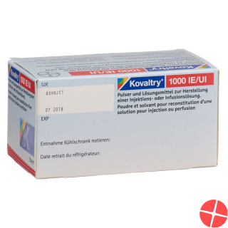 Kovaltry Trockensubstanz 1000 Ie C Solv Durchstechflasche