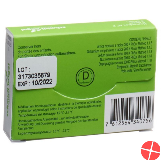 Sn Homeobox 2 Globuli Schachtel 5 Tube 1g