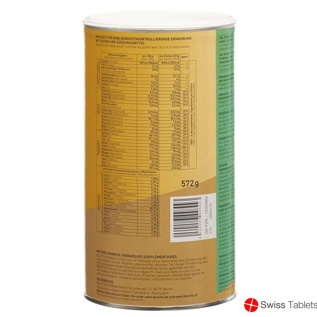 BEAVITA Vitalkost Plus Caffè Latte Dose 572g buy online