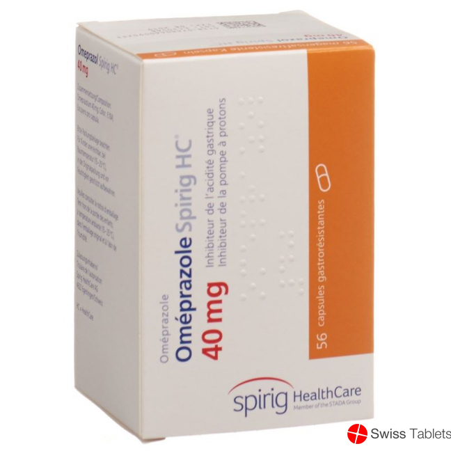 Omeprazol Spirig HC Kapseln 40mg (neu) Dose 56 Stück buy online