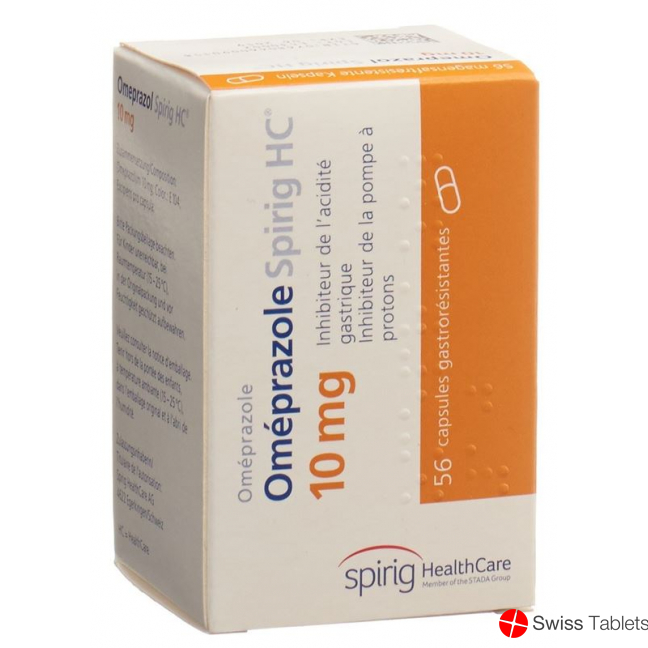 Omeprazol Spirig HC Kapseln 10mg (neu) Dose 56 Stück buy online