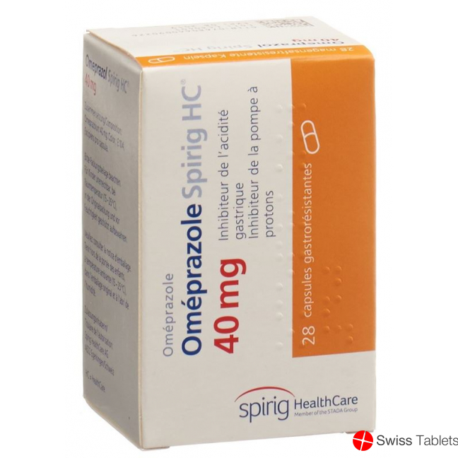 Omeprazol Spirig HC Kapseln 40mg (neu) Dose 28 Stück buy online