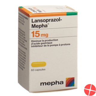 Lansoprazol Mepha 15 mg 60 capsules