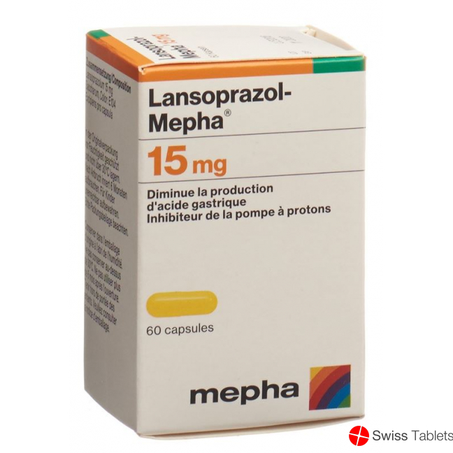 Lansoprazol Mepha Kapseln 15mg Flasche 60 Stück buy online