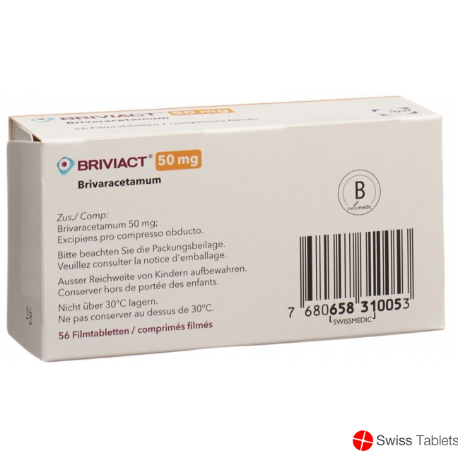 Briviact Filmtablette 50mg 56 Stück buy online
