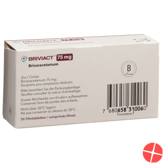 Briviact Filmtablette 75mg 56 Stück