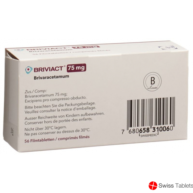 Briviact Filmtablette 75mg 56 Stück buy online