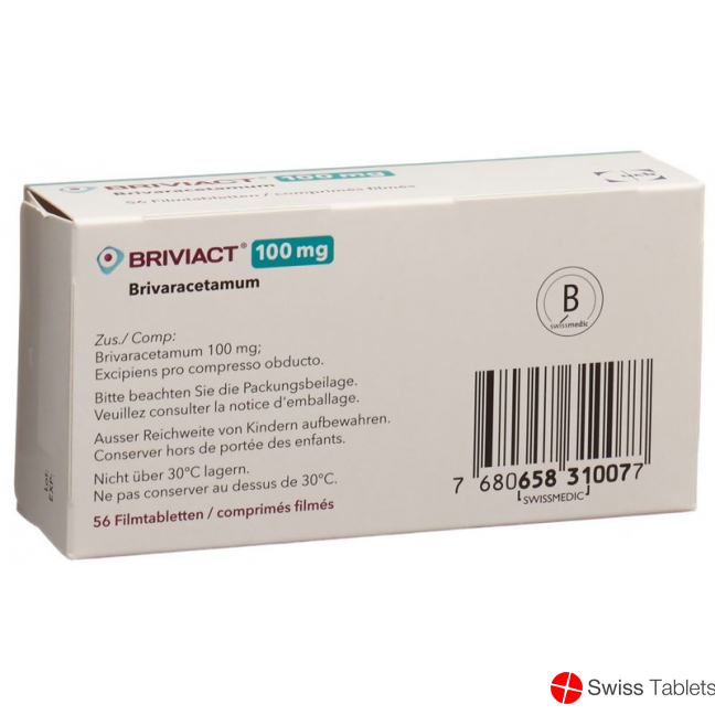 Briviact Filmtablette 100mg 56 Stück buy online