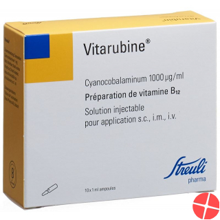 Vitarubin Injektionslösung 1000mcg/ml 10 Ampullen 1ml Vitarubin Injektionslösung 1000mcg/ml 10 Ampullen 1ml