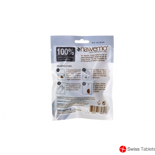 Nawemo Konjac Sponge Bamboo Charcoal buy online