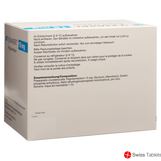 Somavert Trockensubstanz 15mg C Solv (fertspr) 30 Stück buy online