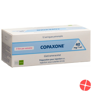 Copaxone Injektionslösung 40mg/ml 12 Fertigspritzen 1ml