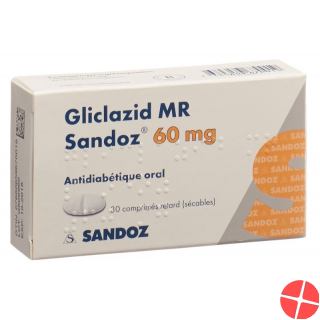 Gliclazid Mr Sandoz Retard Tabletten 60mg 30 Stück