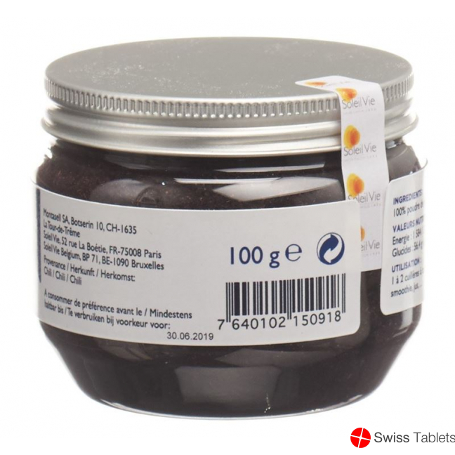 Soleil Vie Maqui Pulver Bio 100g buy online