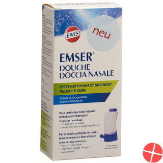 Emser nasal douche + 4 bags of nasal rinsing salt