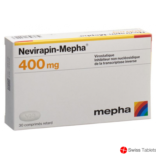 Nevirapin Mepha Retard Tablette 400mg Blister 30 Stück buy online