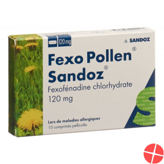 Fexo Pollen Sandoz Filmtabletten 120mg 10 Stück