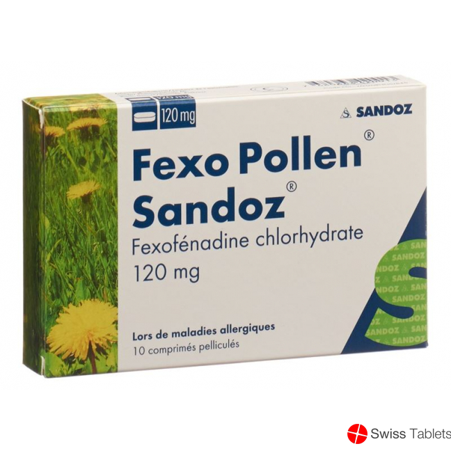 Fexo Pollen Sandoz Filmtabletten 120mg 10 Stück buy online