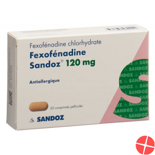 Fexofenadin Sandoz Filmtabletten 120mg 30 Stück