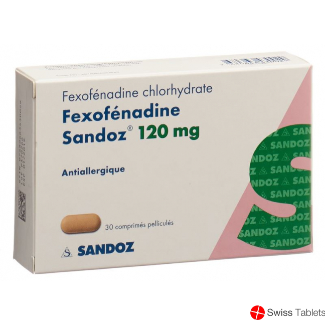 Fexofenadin Sandoz Filmtabletten 120mg 30 Stück buy online