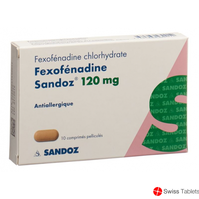 Fexofenadin Sandoz Filmtabletten 120mg 10 Stück buy online