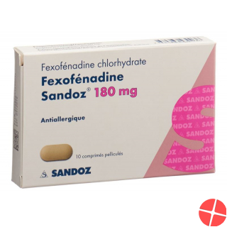 Fexofenadin Sandoz Filmtabletten 180mg 10 Stück