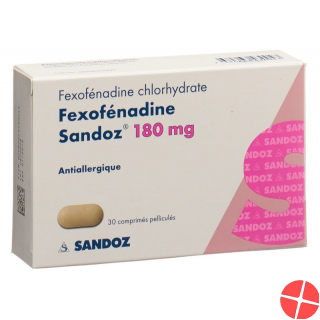 Fexofenadin Sandoz Filmtabletten 180mg 30 Stück