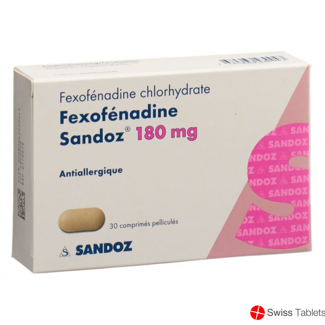 Fexofenadin Sandoz Filmtabletten 180mg 30 Stück buy online