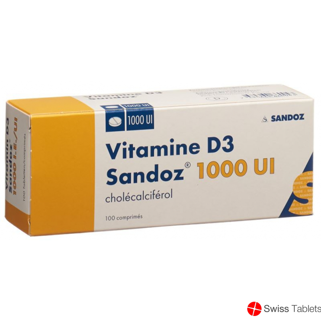 Vitamin D3 Sandoz Tabletten 1000 Ie 100 Stück buy online