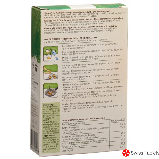 Morga Linsentaetschli Glutenfrei Bio 150g buy online