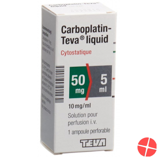 Carboplatin Teva Liquid 50mg/5ml Durchstechflasche