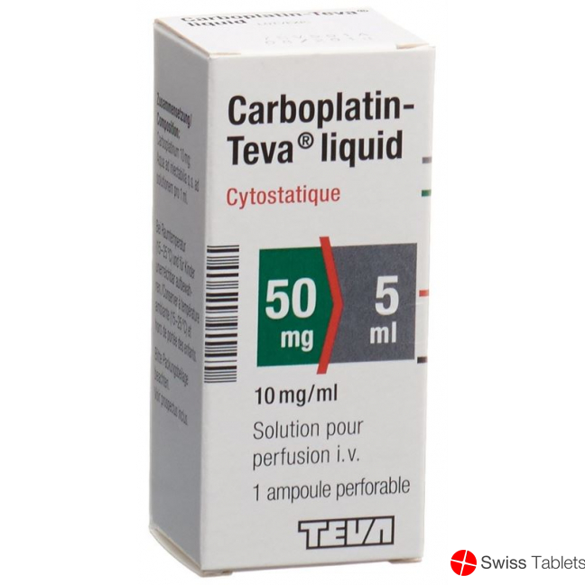 Carboplatin Teva Liquid 50mg/5ml Durchstechflasche buy online
